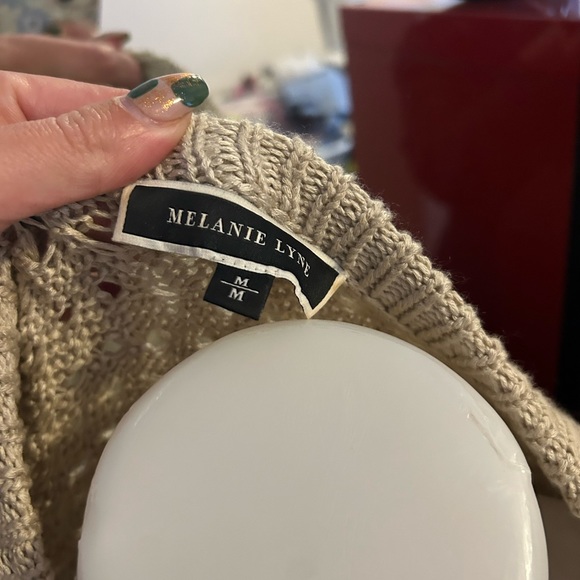 Melanie Lyne  longline cable knit with zip sides - Picture 3 of 9